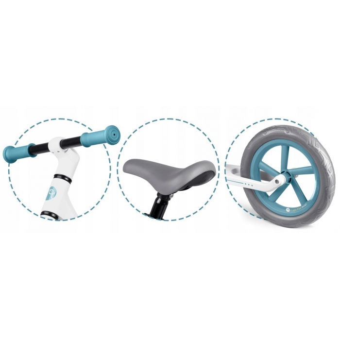 Balansier Nukido Albastru-Alb | Învață să mergi pe bicicletă - imagine 4