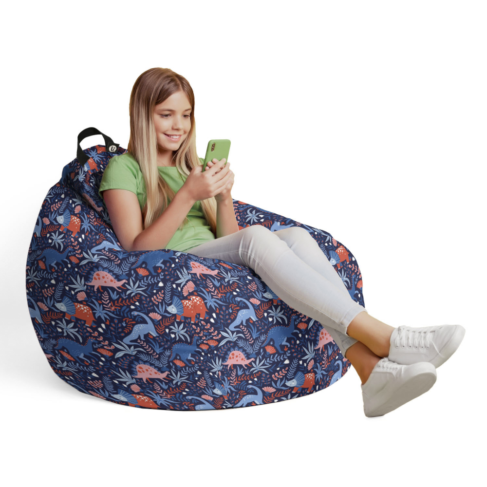 Husa Bean Bag Para L Dinozauri Nocturni Updeco - imagine 4