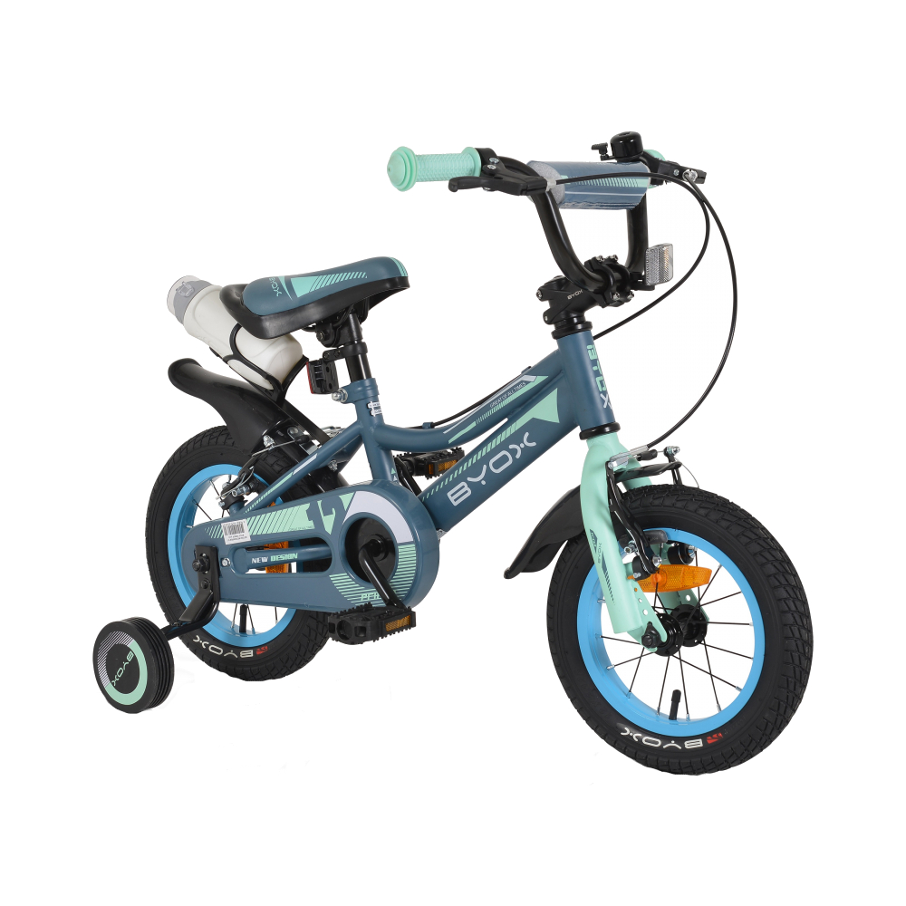 Bicicleta Byox Prince 12 inch, Grey, 3-4 ani - imagine 4