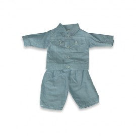 Set Costum Jeans Papusi Miniland 38-42 cm
