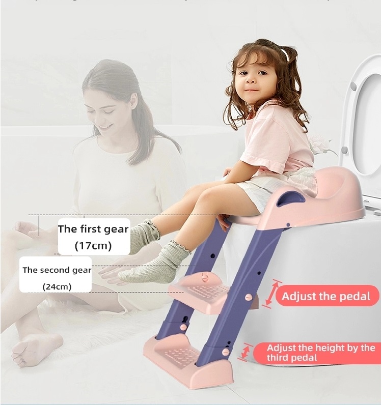 Little Mom Reductor Toaletă Pliabil Pink - imagine 6