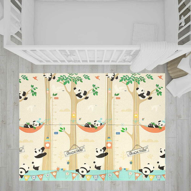 Covor Joaca Ikonka Panda 180x200cm - imagine 7
