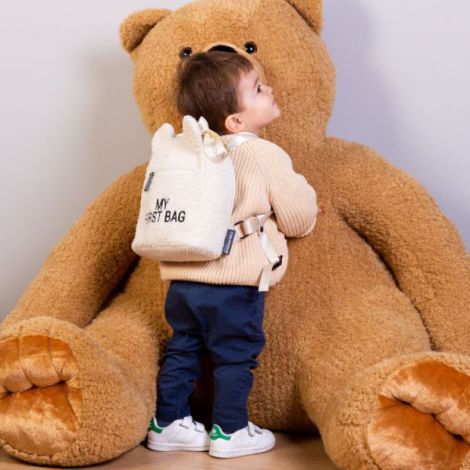 Rucsac Copii Childhome My First Bag Teddy Ecru - imagine 3