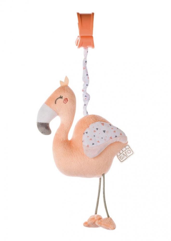 Jucărie Agățat Saro Baby Jungle Party Flamingo