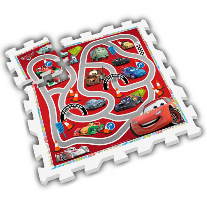 Puzzle Playmat Cars Stamp | Educativ si Antiderapant