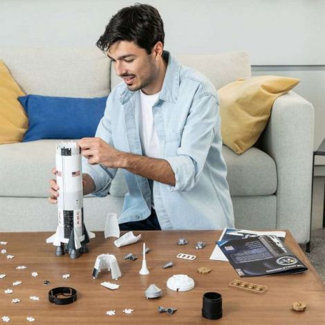 Construiște Racheta Apollo | Puzzle 3D Ravensburger - imagine 3