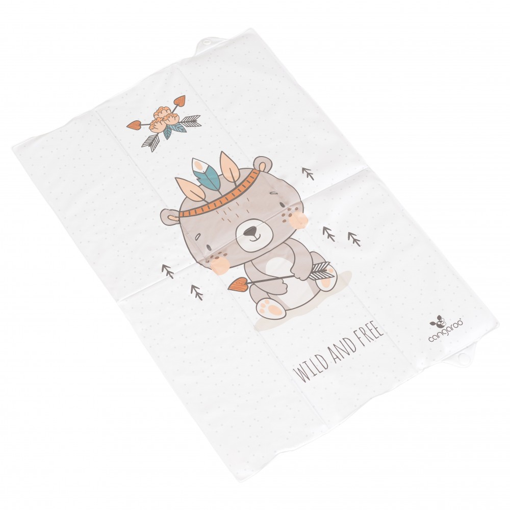 Saltea infasat pliabila Cangaroo Bear, 60x40 cm