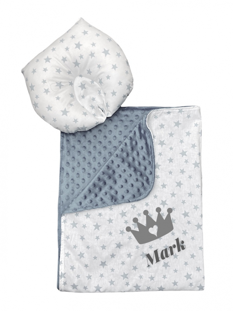Set 2 Piese Deseda Paturica Mincky și Pernă - imagine 4