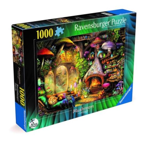 Puzzle Ravensburger 1000p - Lumea Magică a Ciupercilor - imagine 2