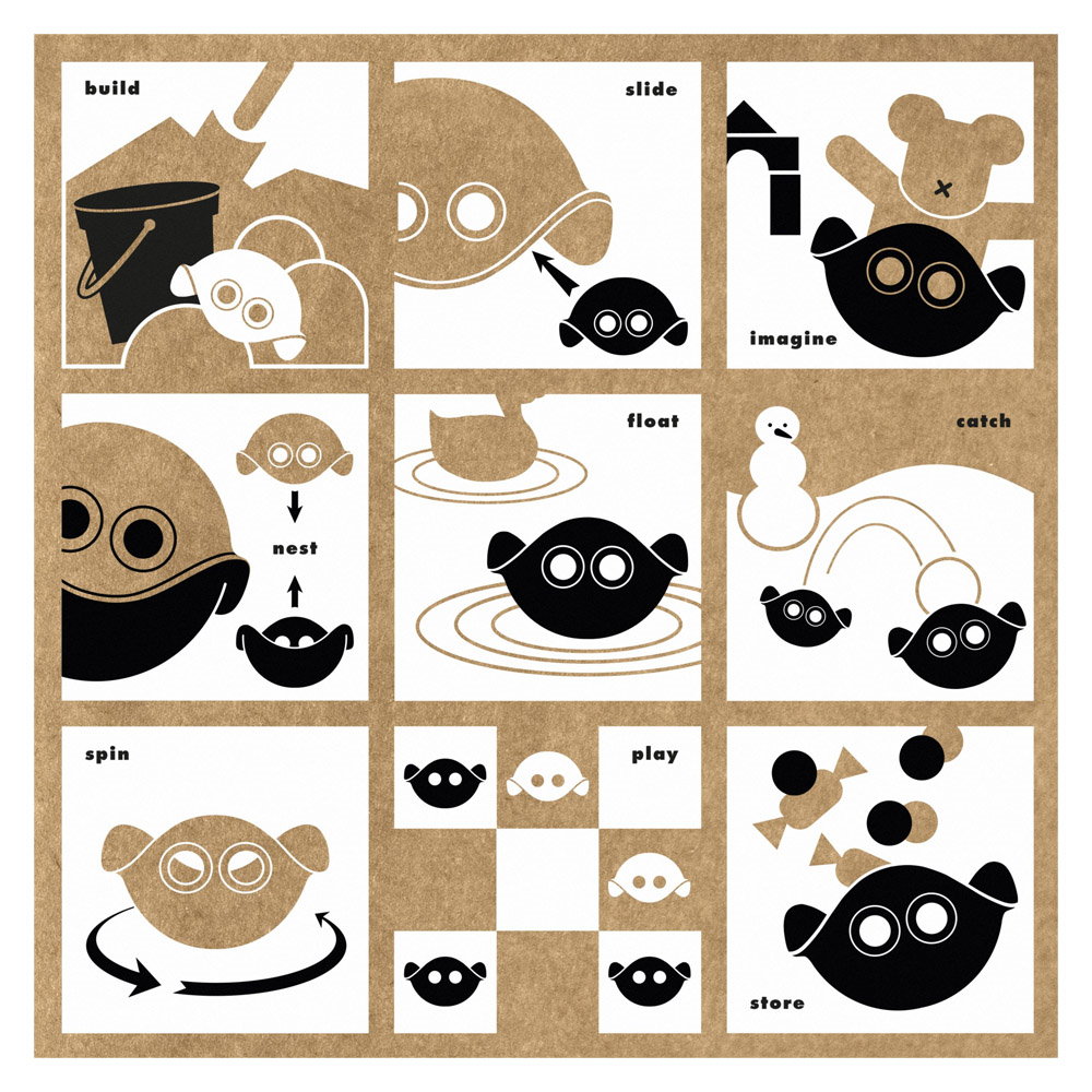 Set 6 Buc Bilibo Mini Moluk - Joc Educativ - imagine 4