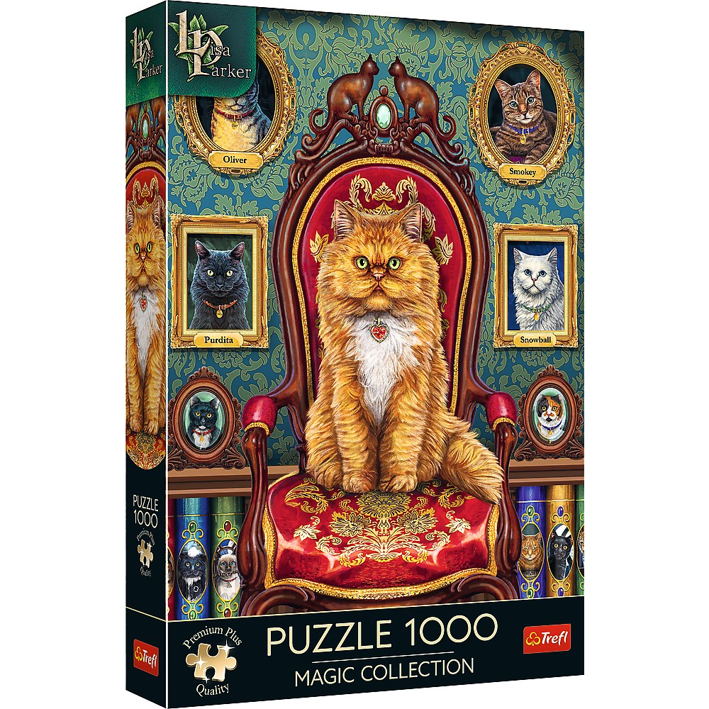 Puzzle Trefl 1000 Piese Iubitor de Pisici