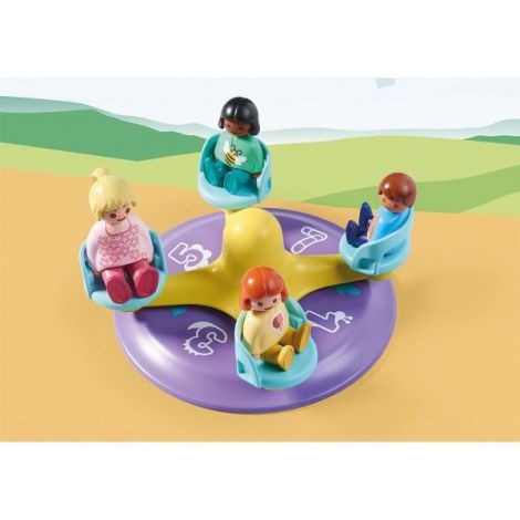 Playmobil 1.2.3 Carusel cu Numere - Jucărie Educativă - imagine 4