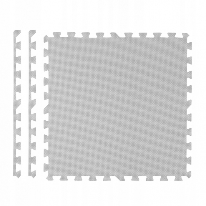 Salteluta joaca Ricokids 120x120 cm Gri Puzzle - imagine 3