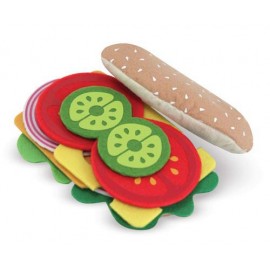 Melissa & Doug Set Sandwich Jucărie Bucătărie - imagine 2