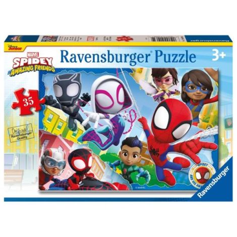 Puzzle Spidey 35 piese Ravensburger - Educație și Distracție - imagine 2