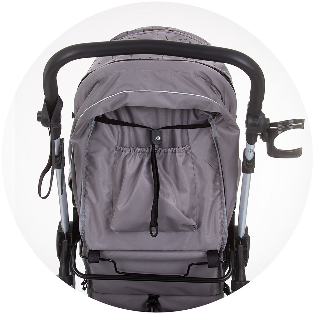 Carucior Chipolino Camea 2 in 1 Graphite - imagine 9