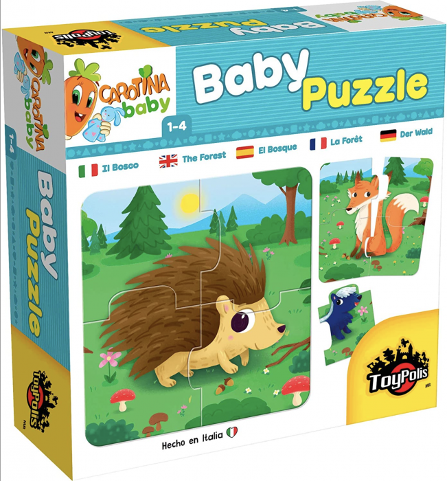 Set 6 Puzzle Animale Baby Puzzle 1-4 Ani