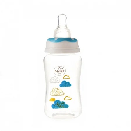 Biberon Minut Baby 125ml cu tetină silicon