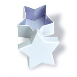 Set 25 Cutii Stea Albe Folia Paper - imagine 4