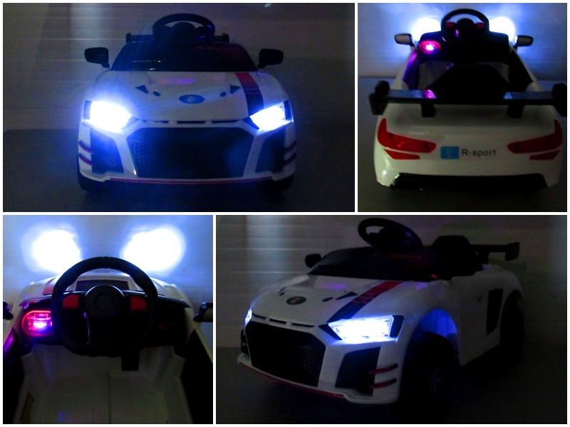 Mașinuță Electrică Cabrio A1 Alb | Autokids - imagine 6
