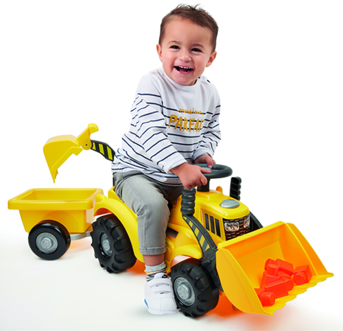 Tractoras Ecoiffier cu Remorcă și Excavator - imagine 2