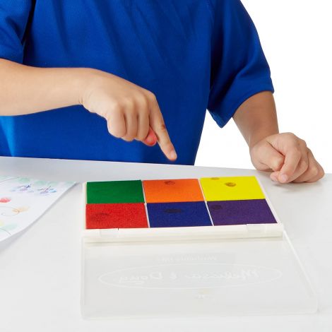 Tusiera Melissa & Doug Curcubeu, 6 Culori Lavabile - imagine 6