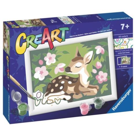 Ravensburger CreArt - Pictură Pui Caprioară Copii - imagine 2