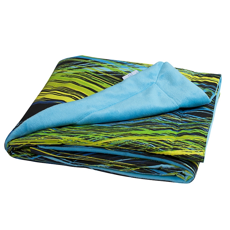Paturica Baby Matex Soul Blue, 31x52 cm, cu două fețe - imagine 2