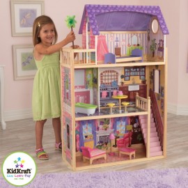 Căsuță Păpuși Kayla KidKraft, Mobilier Inclus - imagine 3