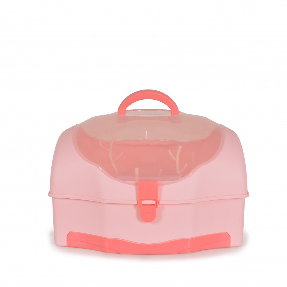 Cutie uscare biberoane Cangaroo Pink - imagine 4