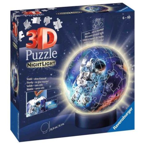 Puzzle 3D Astronaut Luminos Ravensburger - imagine 2