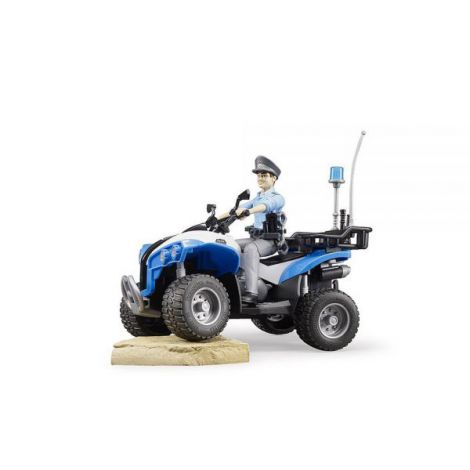 Bruder ATV de Poliție cu Figurină - imagine 2