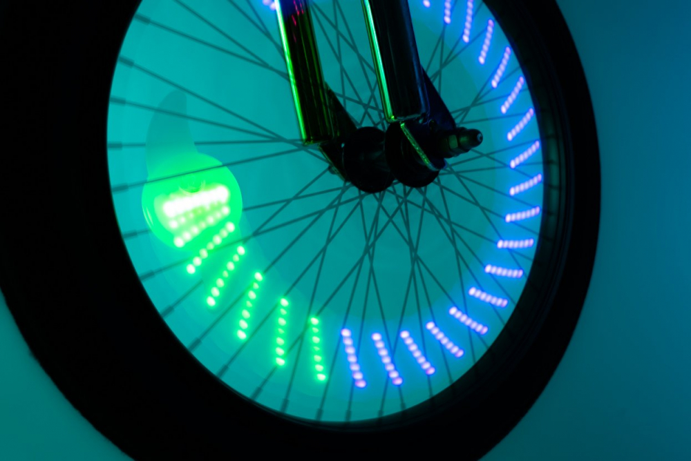 ShapeBrightz - Lumină LED Animatedă pentru Spite Bicicletă - imagine 6