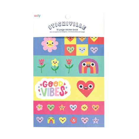 Abtibilduri Ooly Happy Hearts - 10 Pagini