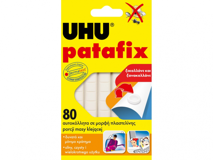 Pastile Patafix UHU, 80 buc | Reutilizabile