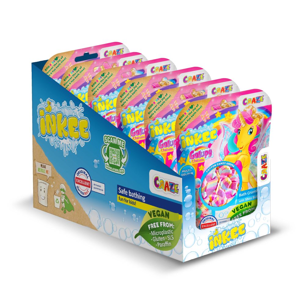 Craze Inkee Granule Baie Unicorn - 4 Culori - imagine 3