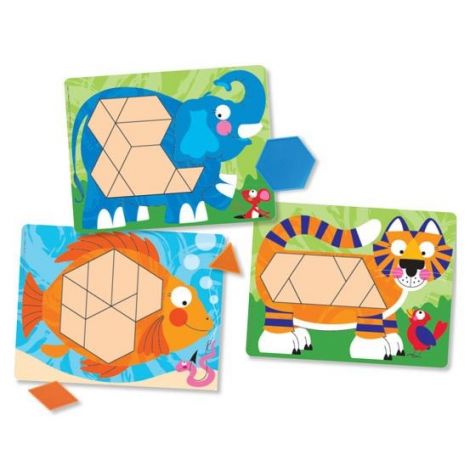 Set Sabloane Animale Melissa & Doug - Jucarie Educativa