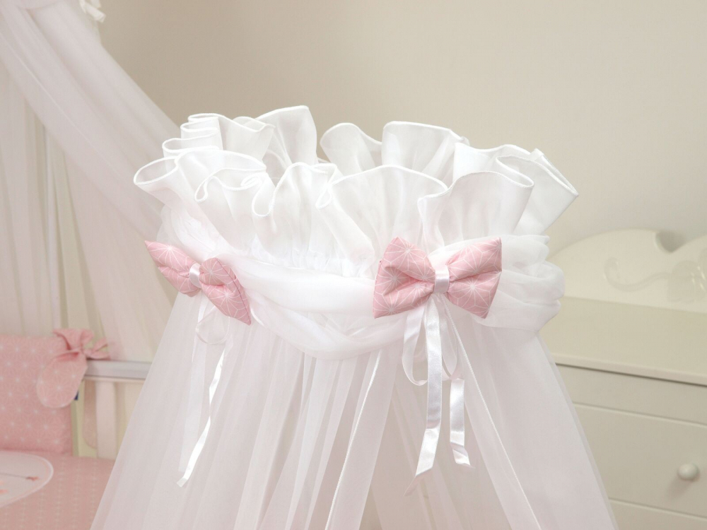 Baldachin Patut Amy Sky Bunny Pink - imagine 2