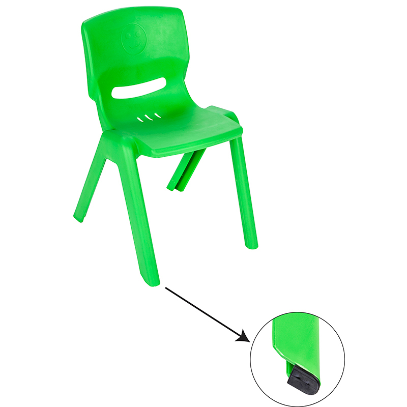 Scaunel Pilsan Happy Verde, Interior/Exterior