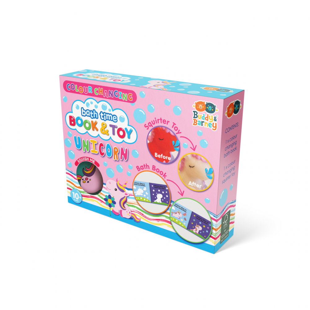 Carte Colorantă Unicorn Buddy&Barney | Baie Magică