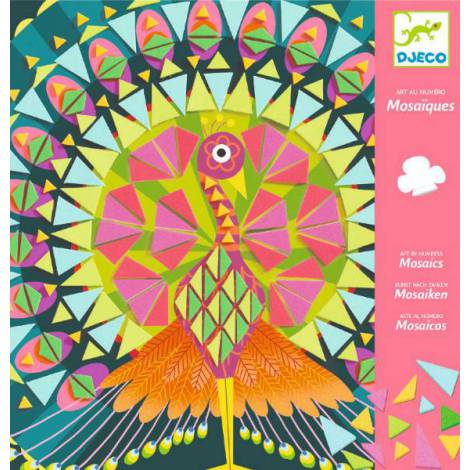 Mozaic Djeco Coco - Arta prin numere 8-14 ani