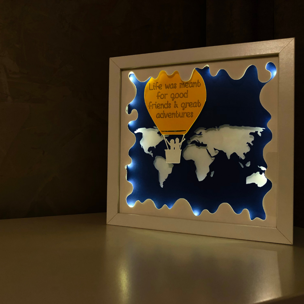 Tablou Luminos Calatorii 006 Noorhandmadeatelier