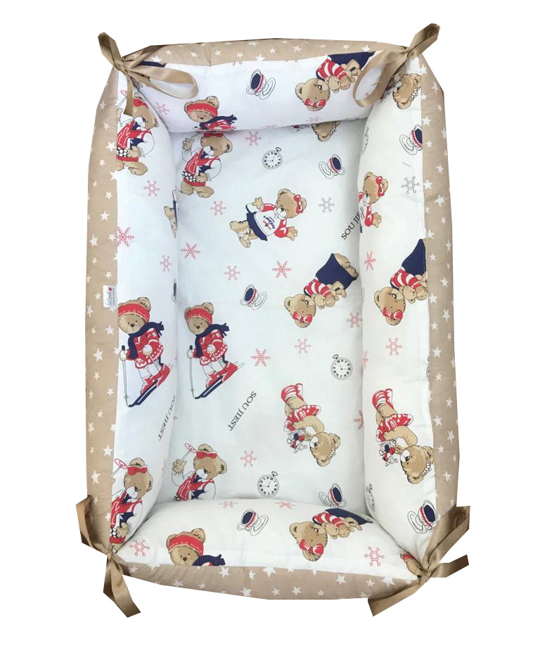 Reductor Bebe Nest Deseda Bej, Patut sau Pat Parinti - imagine 2