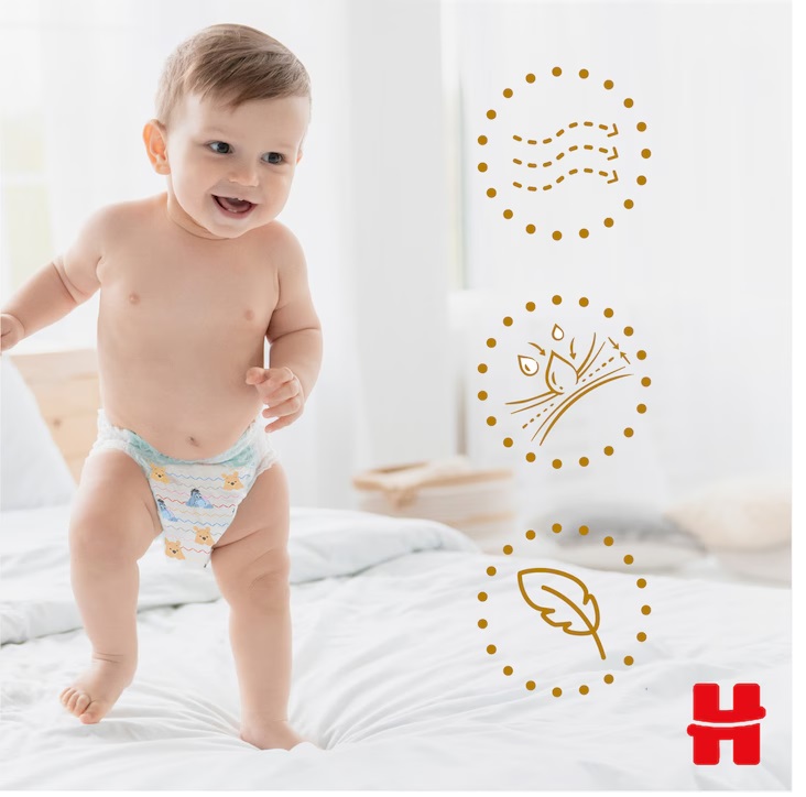 Huggies Extra Care Pants 3, 6-11 kg, 48 buc - imagine 3