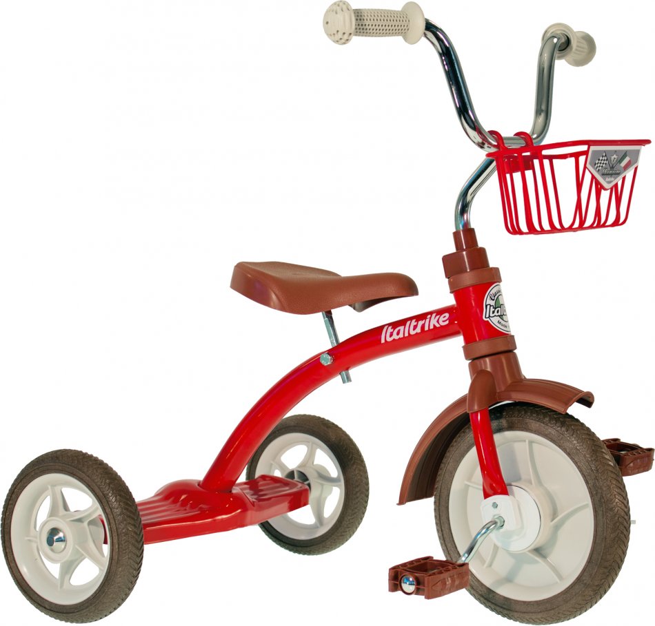 Tricicleta Italtrike Super Lucy Rosu, cu roti EVA - imagine 5