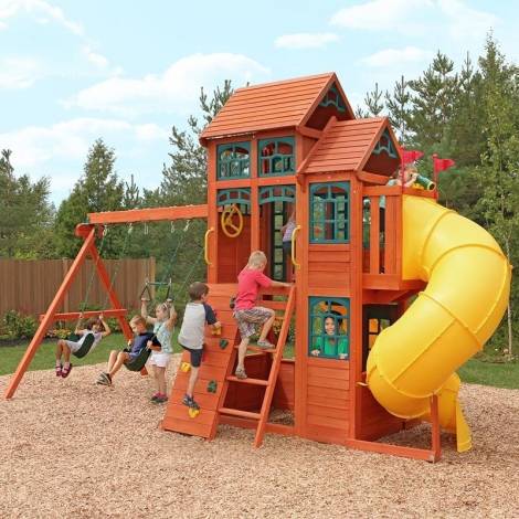 Complex Joacă Cedar Summit Canyon Ridge cu Tobogan - imagine 3