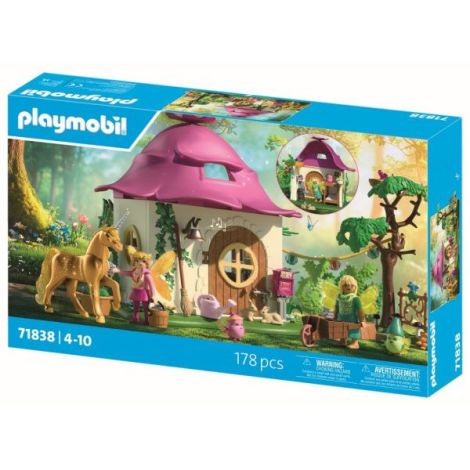 Playmobil Casuta Zanelor cu Unicorn Auriu - imagine 3