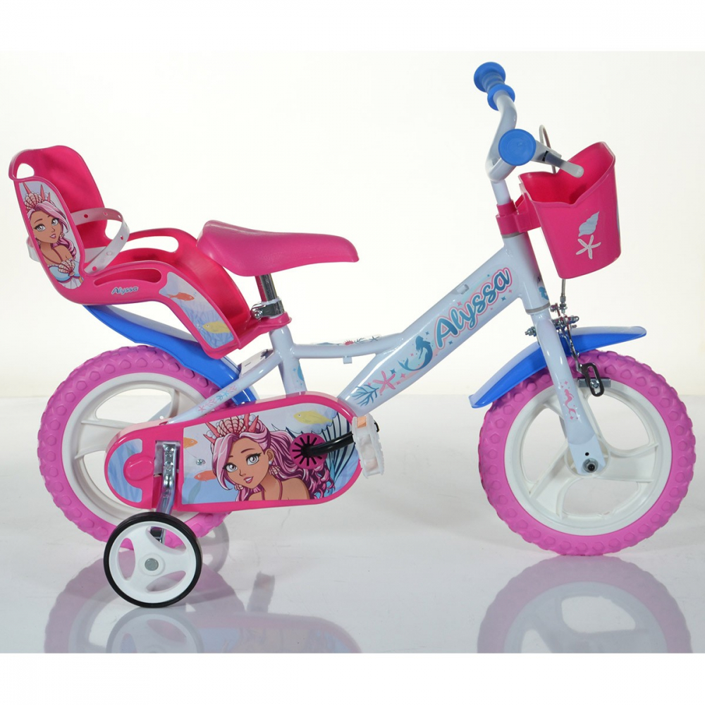 Bicicleta Dino Bikes Alyssa 12" - Primul Plimbare Sigură