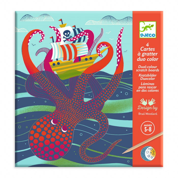 Joc creativ de razuit Fauna Marina Djeco