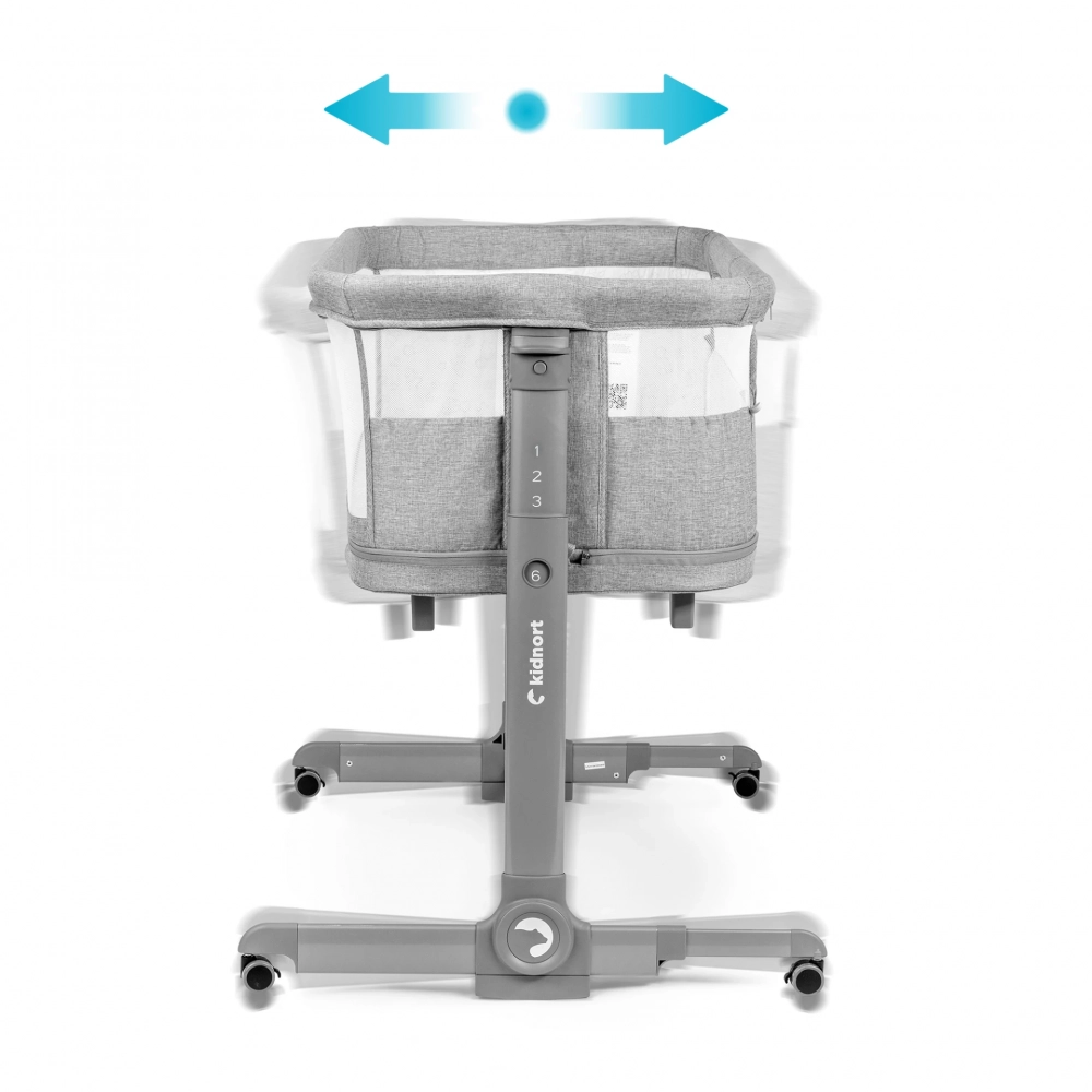 Patut 3-in-1 Kidnort Snackskal II Grey | Co-sleeper - imagine 2